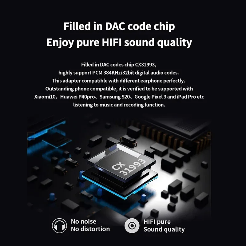 JCALLY JM6 Type-C to 3.5mm Audio Adapter: Support Phone Call, K Song, U Key, Live Streaming & Gaming for Huawei Xiaomi Samsung