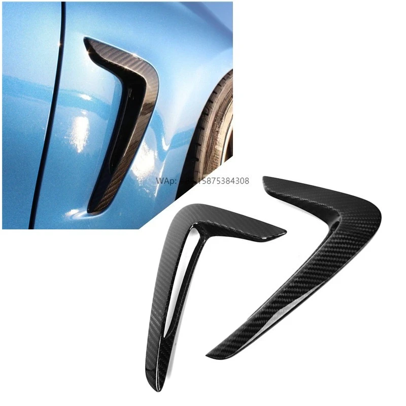 

Carbon Fiber Fender Vents Trim for 4 Series F32 F33 F36 2014-2017 Dry Carbon Fiber F32 F33 F36 Fender Trims