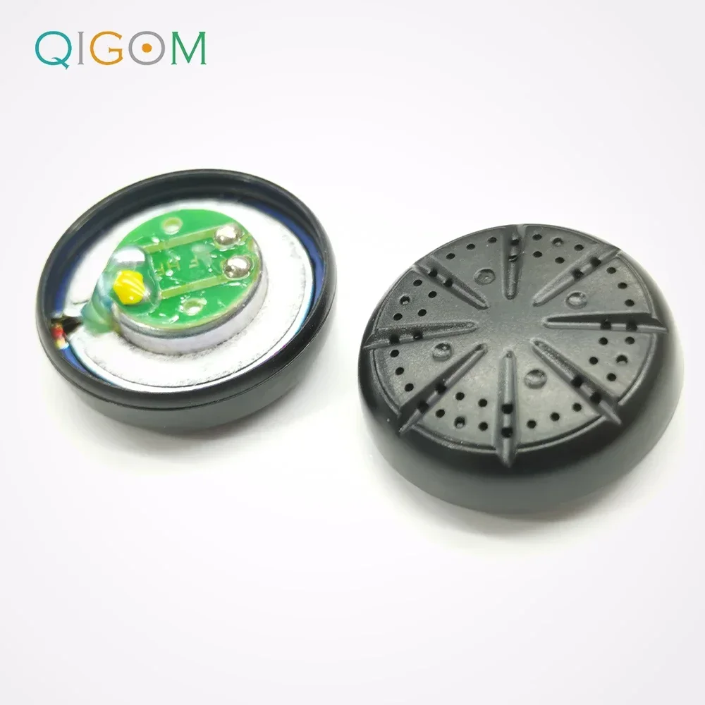 QIGOM MX500 Graphen-Membran, 15,4 mm, hoher Widerstand, 400 Ohm, Ndfeb, magnetisch, DIY-Flachkopf-Lautsprechereinheit, klare und reine Stimme