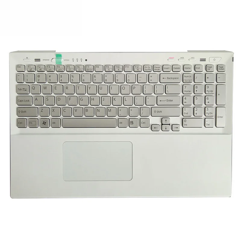 A+For Sony VAIO SVS151B11L SVS151C1GL SVS151G1GL US With backlight keyboard Silver