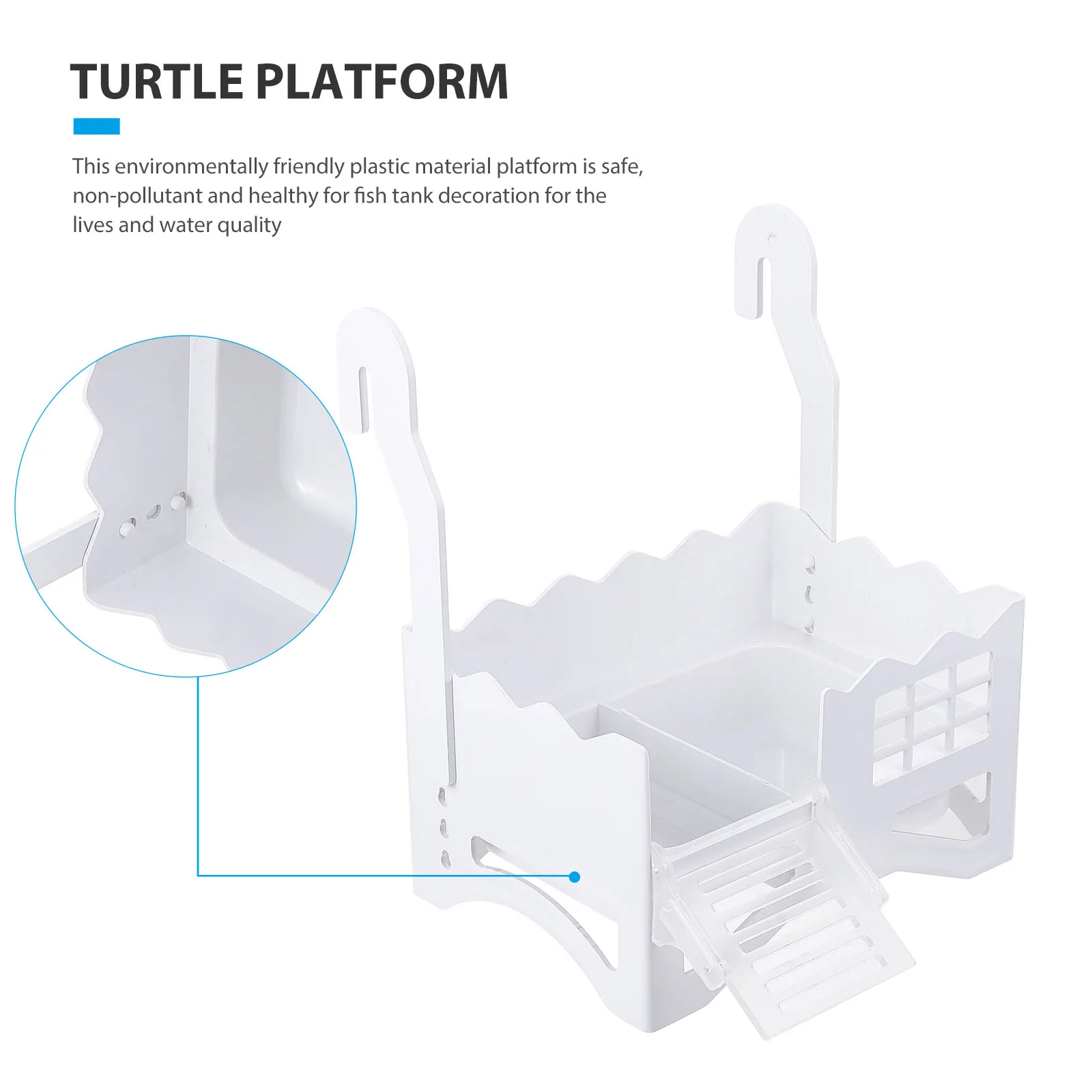 

Attractive Turtle Platform Fish Tank Ornament for Beautiful Aquarium Display