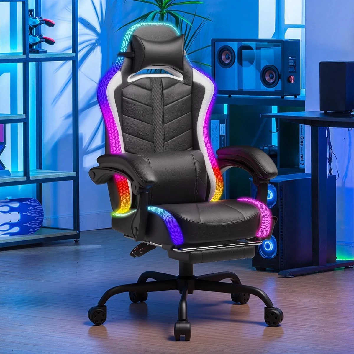 Kursi Gaming Kulit PU Premium - Gaming Speaker ulasan dan harga