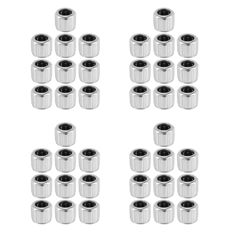 

Hot Sale-40Pcs Needle Bearing HF081412 Outer Ring Octagon One-Way Needle Roller Bearing 8X14x12mm For Manufacturing Industry