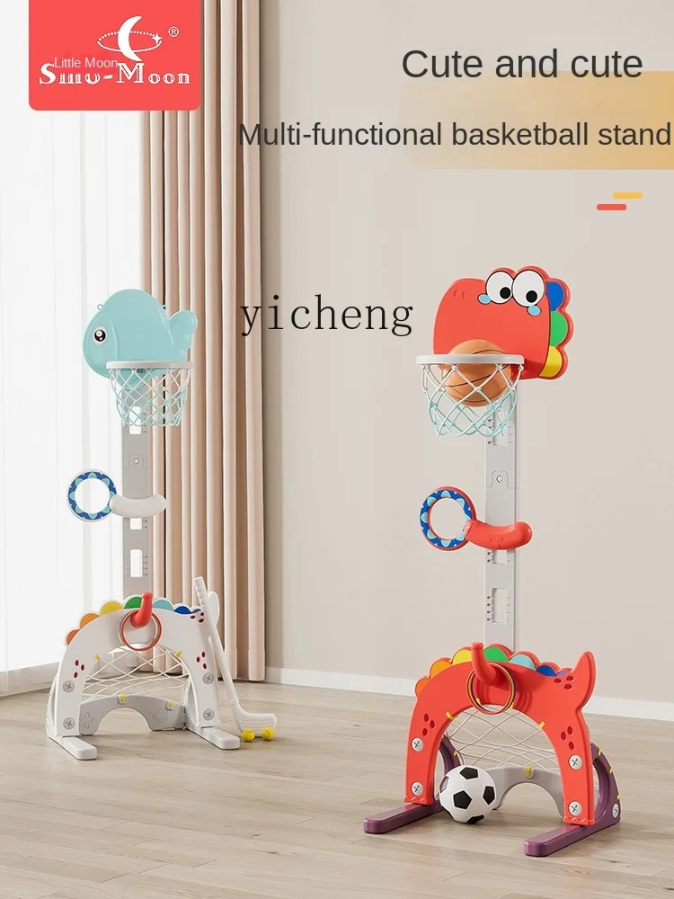 Tqh Basketball Stand Kinderen Indoor Home Shooting Frame Verstelbare Baby Ball Speelgoed Voor Sport