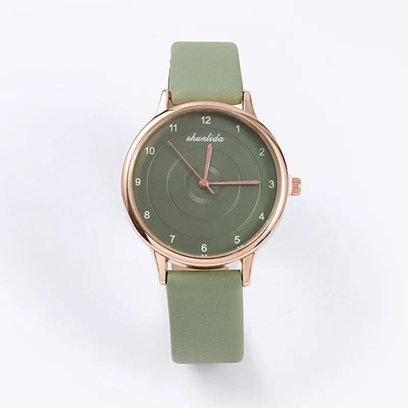 Hot Sales Fashion Ladies Wristwatch Leather Quartz Women's Watches Simple Casual Female Watch Gift montre femme Clock Dropship