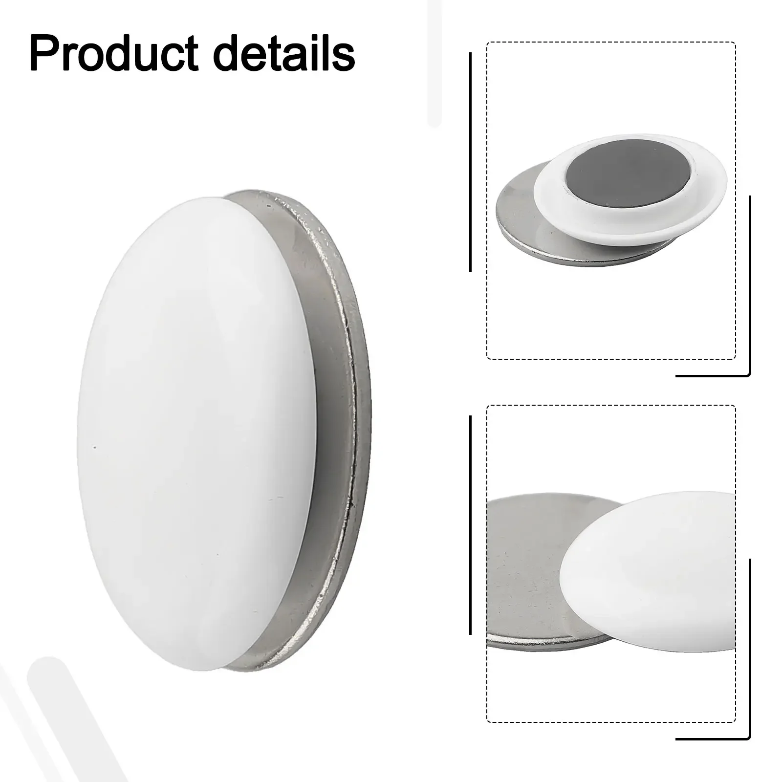 1/8 Pcs Magnetic Shower Curtain Weights Shower Curtain Liner Magnets Curtain  Tablecloth Windproof Fixed Magnetic Buckle Pendant