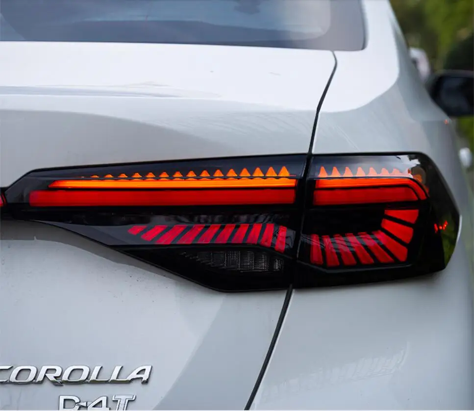 Dynamic car bumper Corolla taillight altis Tail Lamp+Turn Signal+Brake+Reverse 2019~2021y car accessories for corolla rear lamp