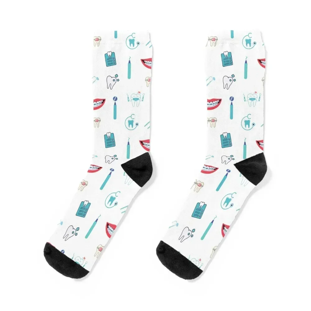 Dentist Dental Teeth Pack Socks colored custom sports Argentina funny gifts Boy Child Socks Women's