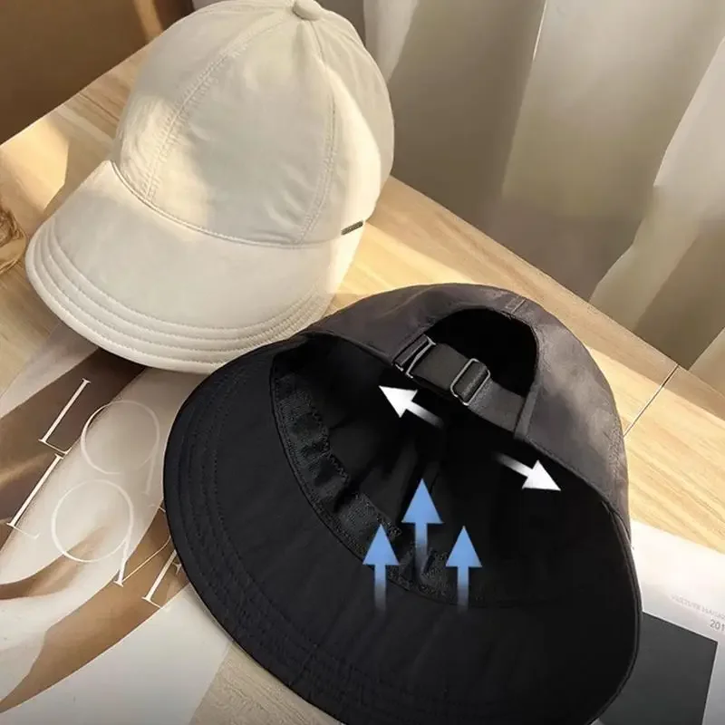 Damen Faltbarer Sonnenhut Sommer Outdoor Strand Fischerhut Sonnenschutz UV-Schutz Kappe Verstellbare Baumwolle Breite Krempe Bucket Caps – Detail 7
