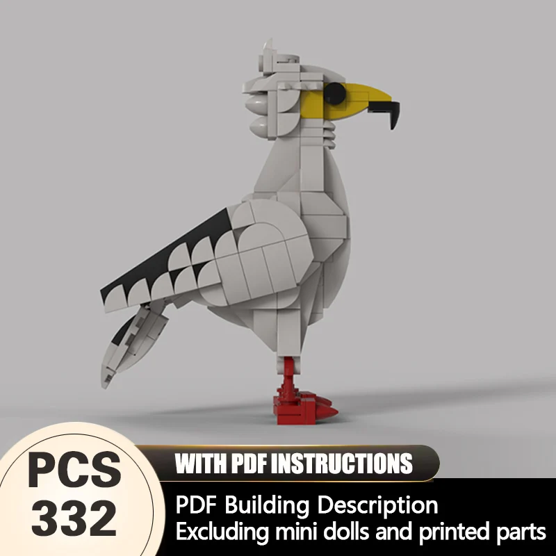 

Creators Animal Series Model MOC Building Bricks Egyptian Vulture Modular Technology Gifts Holiday Assemble Children Toys Suit
