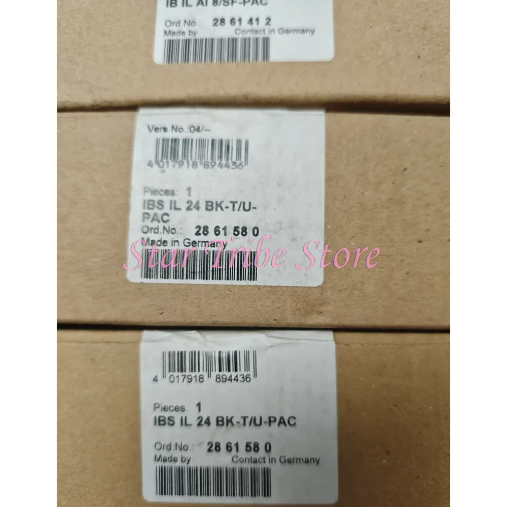 

Шиновый соединитель IBS IL 24 BK-T/U-PAC 2861580, линейный экранированный разъем, 500 кбит/с