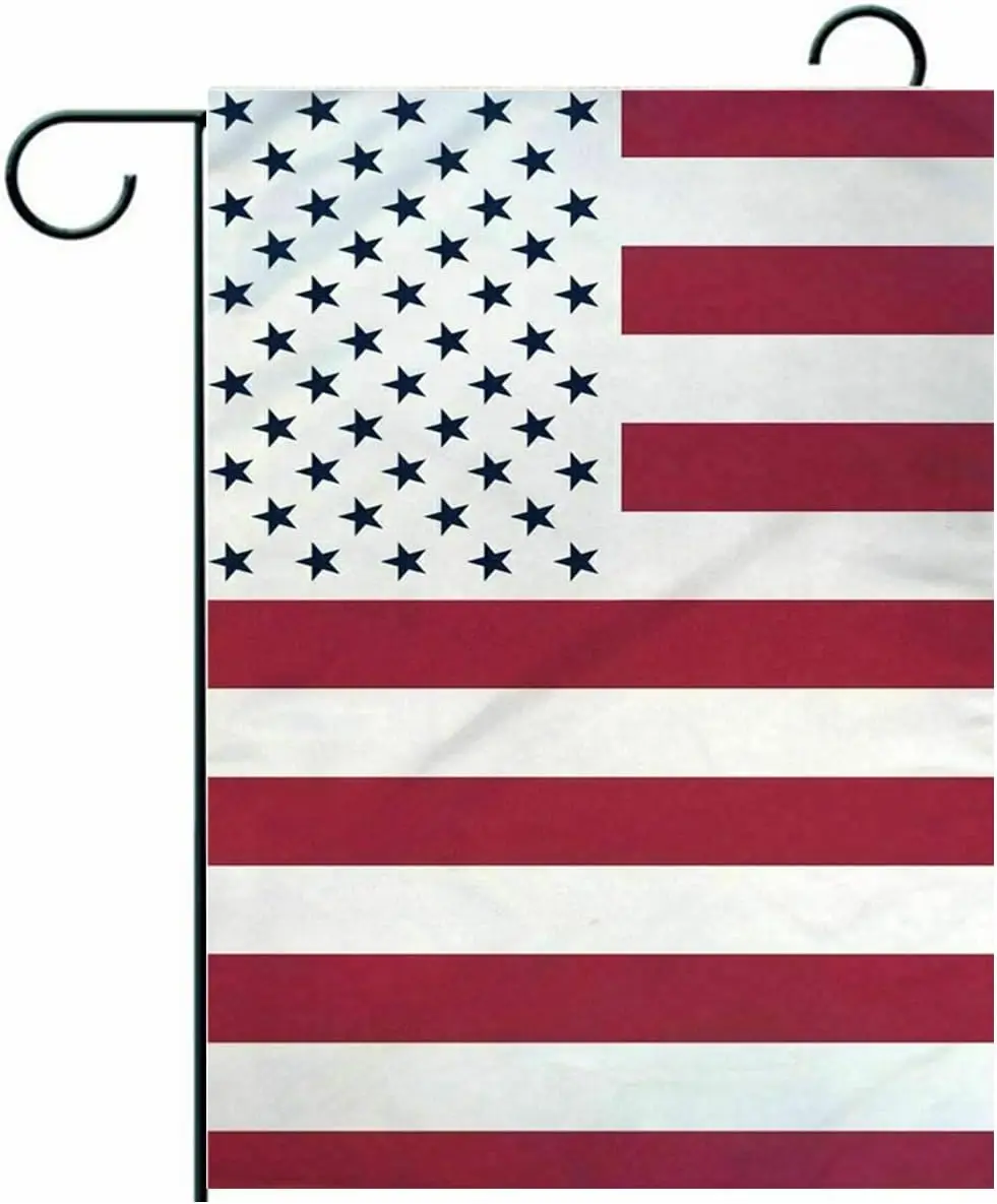 USA Civil Peace Garden Flag Double Sided 12x18Inch,Vivid Color Double-Stitched Edges, American Civil Peace Flags.