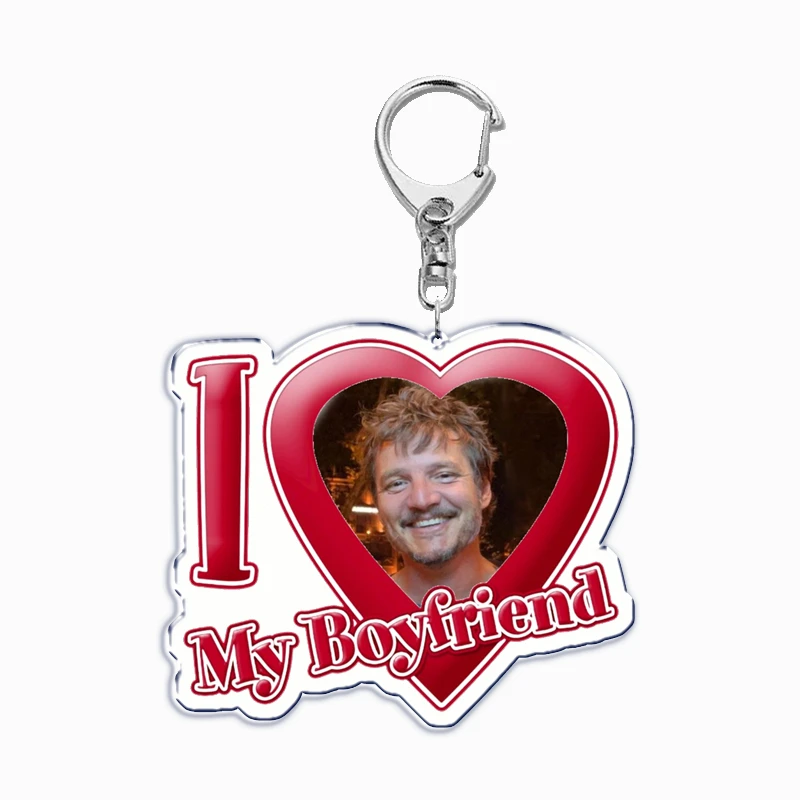 New The Last of Us Game I Love My Boyfriend Girlfriend Keychain for Women Joel Ellie Key Chain Ring Keychains Jewelry Fans Gifts