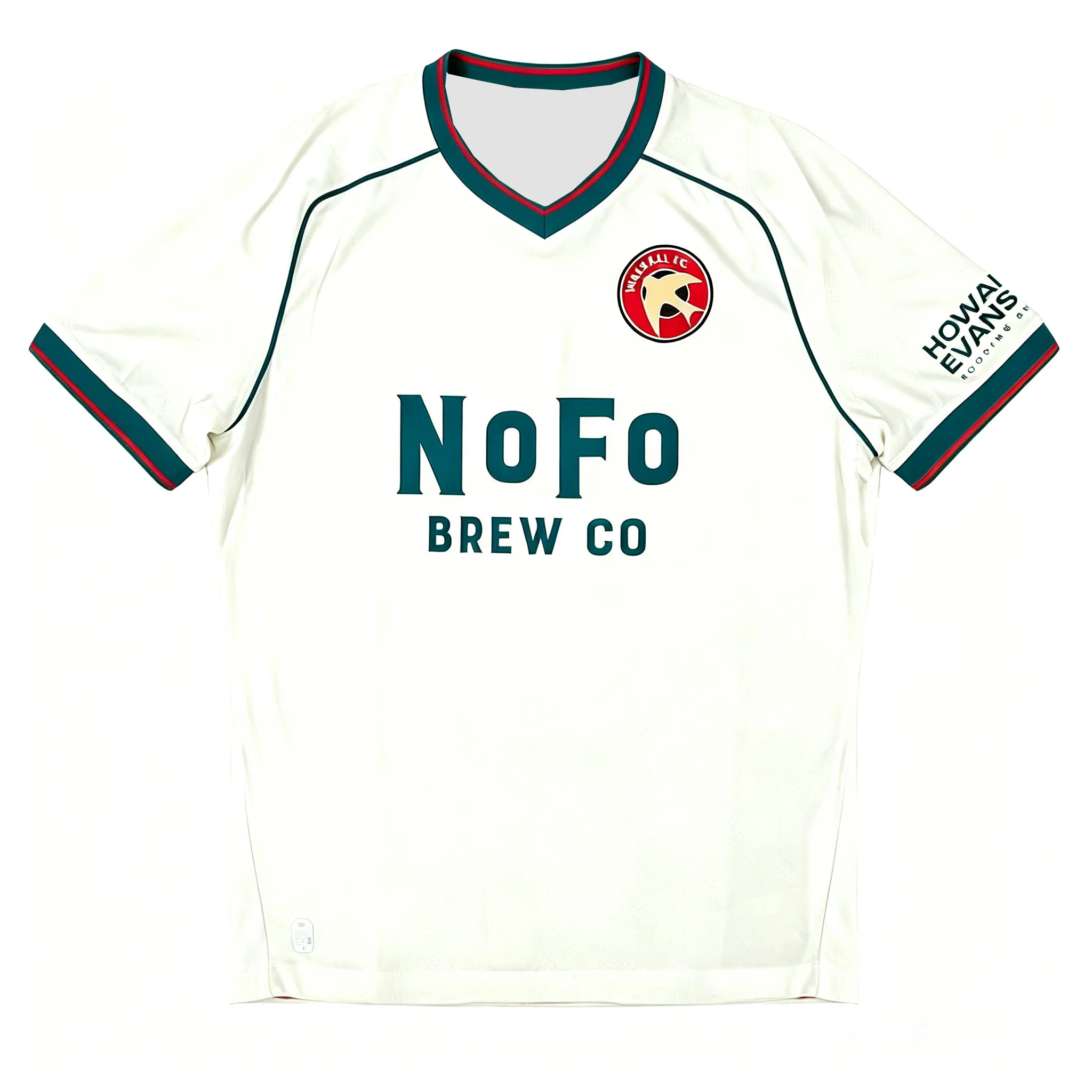 2026 Walsall 3D-gedrucktes Fußballtrikot für Herren, Sommer, schnelltrocknend, atmungsaktiv, kurzärmeliges T-Shirt, Familien-Partnerlook – Detail 4