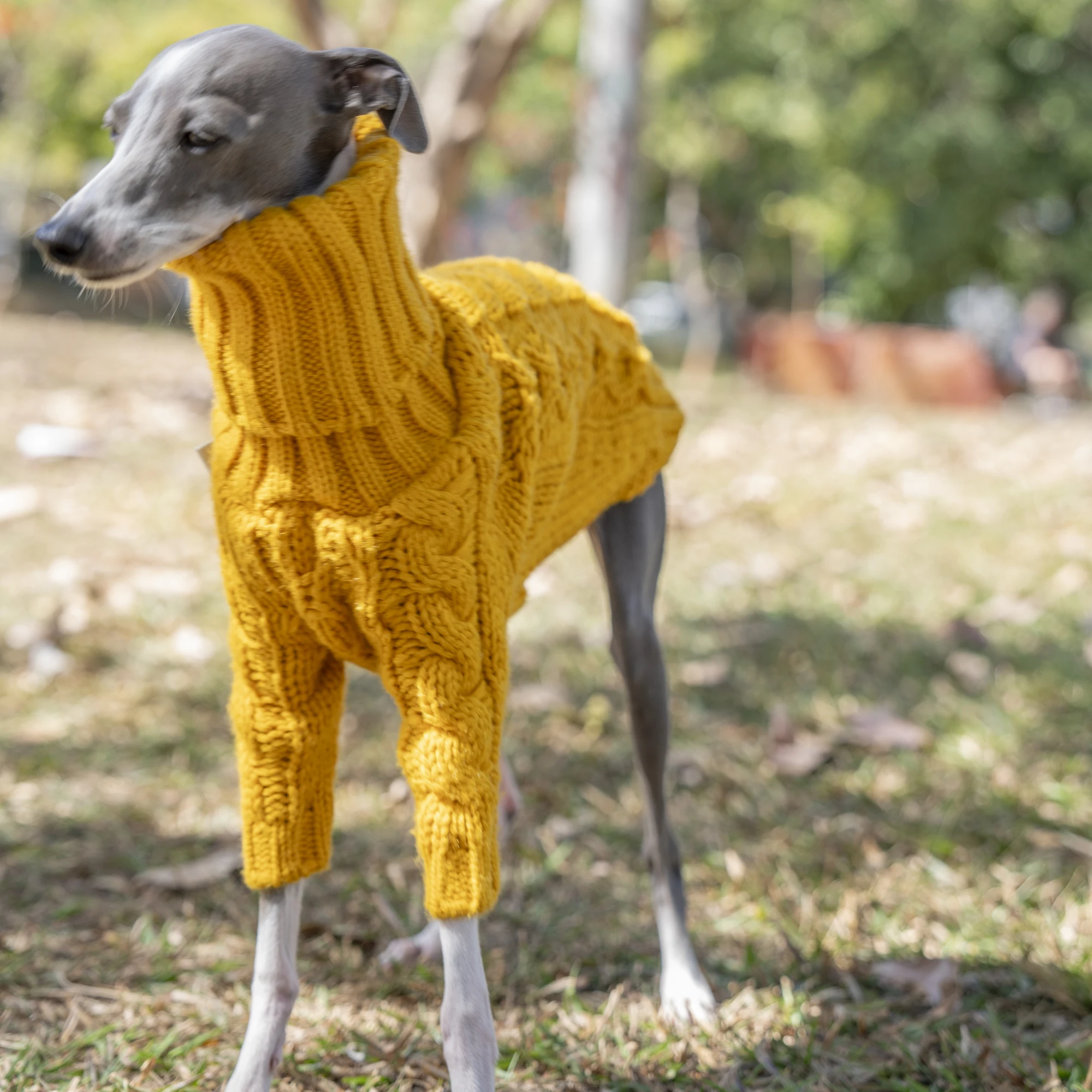 1Pc Hond Winter Verdikte Trui Gebreide Huisdier Coltrui Kleding Comfortabele Warme Hond Kleding Voor Grote Honden Bij Koud Weer