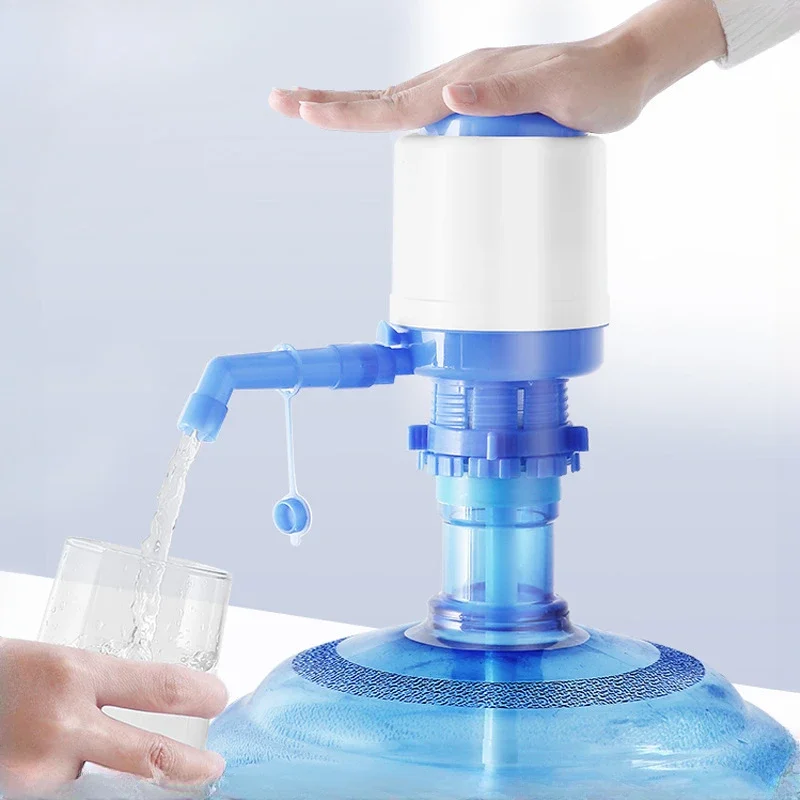 Water Bottles Pump Manual Hand Pressure Drinking Fountain Pressure Pump Water Press Pump with An Extra Food Grade