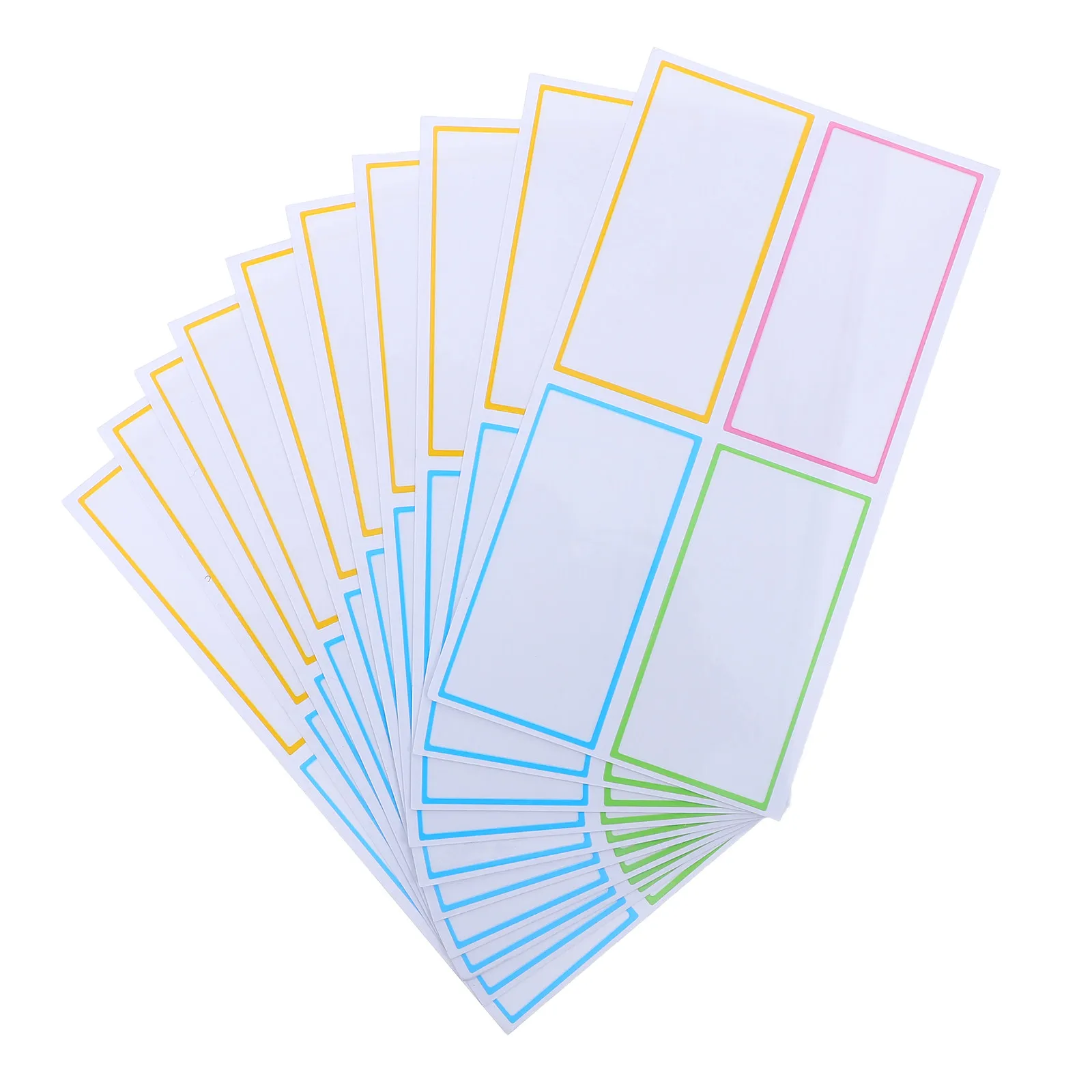 120Pcs Removable Waterproof Index Label Stickers Self Adhesive Color Coordinated Organization Kitchen Pantry File Folder Tags