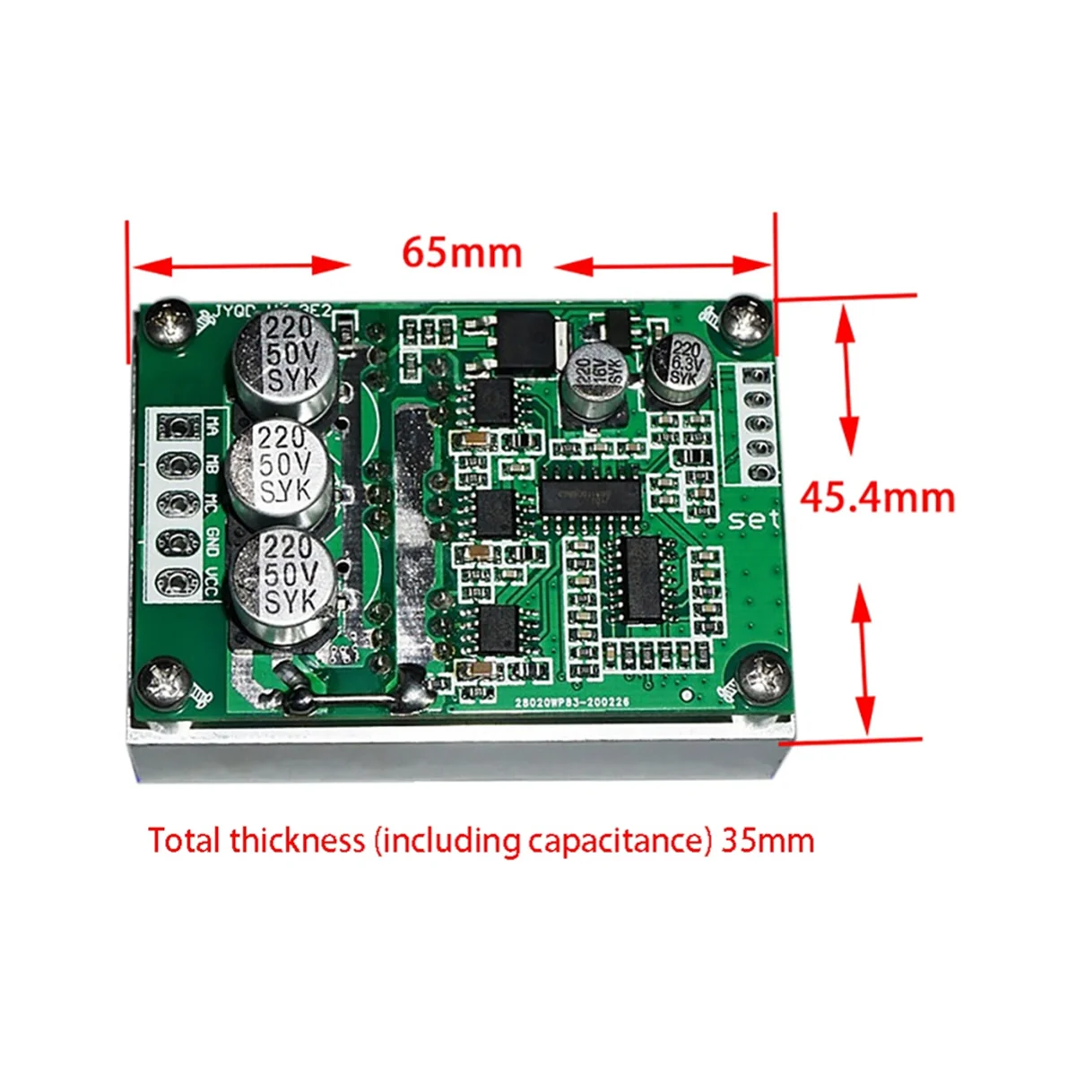 500W 15A DC12-36V Brushless Hall Free Motor Driver Board Motor Foward Reverse Speed Controller Control Switch Module