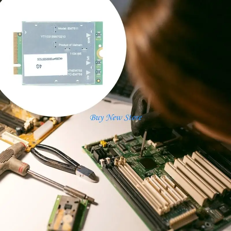 20CE EM7511 Công nghiệp CAT12 4G LTE Mô -đun 600Mbps Tải xuống 150Mbps Tải lên Boot Boot và EUICC hỗ trợ cho kết nối IOTS