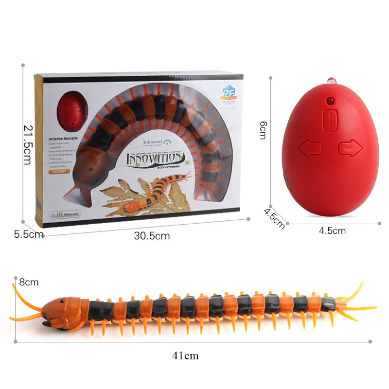 Novelty Funny Infrared Electric RC Scorpion Prank Simulation Insect Remote Control Scorpion Model Toy Dinosaur Penguin Gift