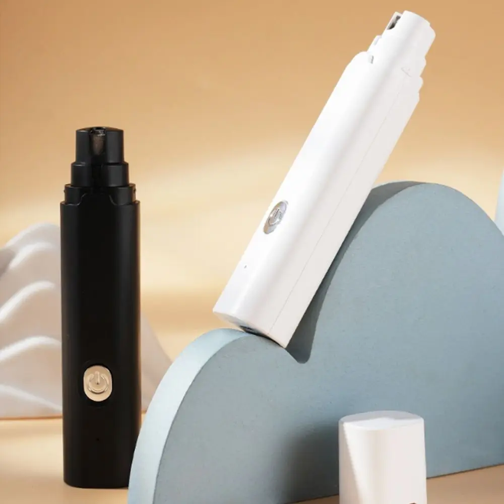 USB شحن الكهربائية الكلب طاحونة الأظافر مصباح ليد عملية هادئة مطحنة أظافر الحيوانات الأليفة المهنية 2 التروس سرعة باو طاحونة