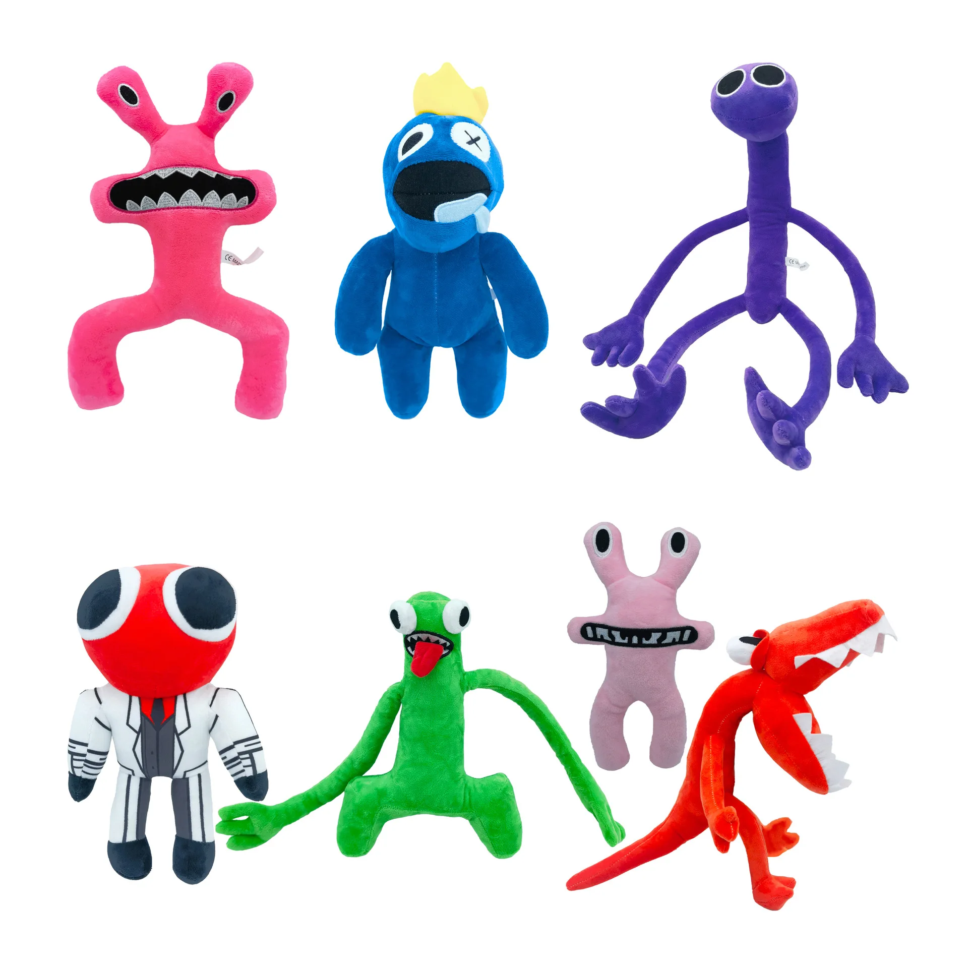 Rainbow Friends – jouet en peluche monstre Kawaii, poupée en peluche, jeu de dessin animé, marionnette, jeu de rôle, cadeau de noël pour enfants