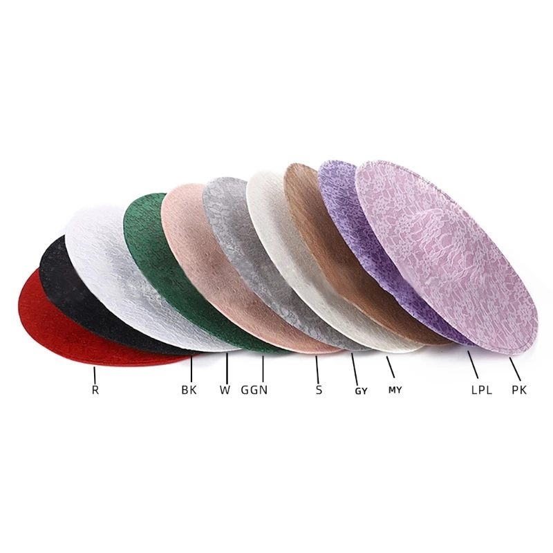 

Elegant Sinamay Fascinator Base Millinery Bonnet Hat Base Party Hat Accessories Women Headwear Linen Hat Base