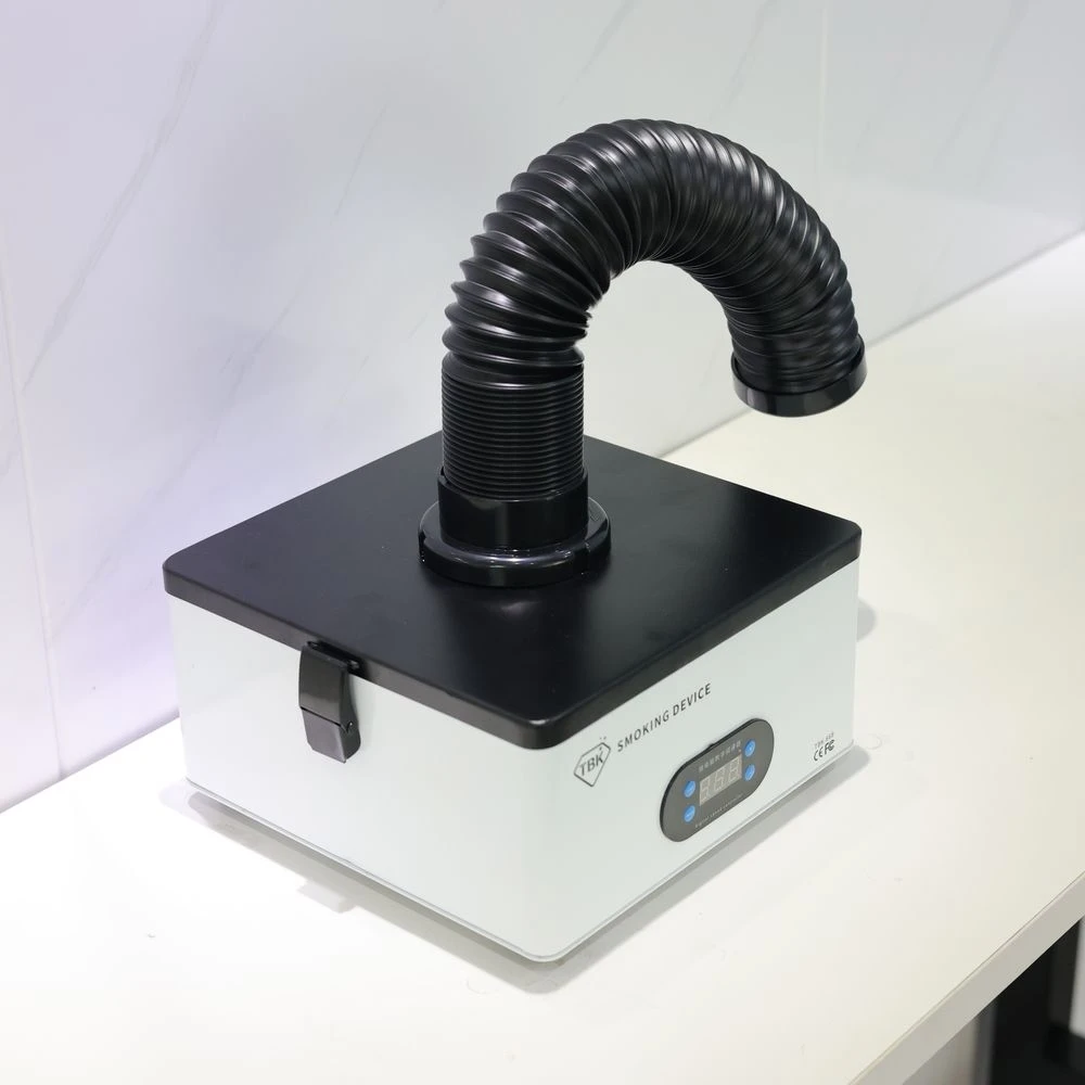 TBK-668 أداة التدخين امتصاص لحام إصلاح الألياف CO2 النقش بالليزر مستخرج الدخان 220 فولت 110 فولت 150 واط