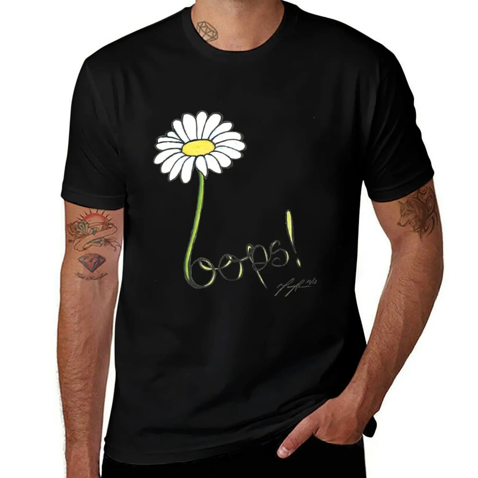 

Oops a Daisy T-Shirt t shirt for man 100 percent cotton g man t shirts for men t shirt men 100% cotton luxury brand T-Shirt