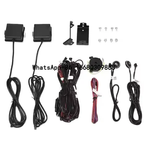 

Blind spot detection system safety driving monitoring car blind spot detection system with radar sensor and sound light warning