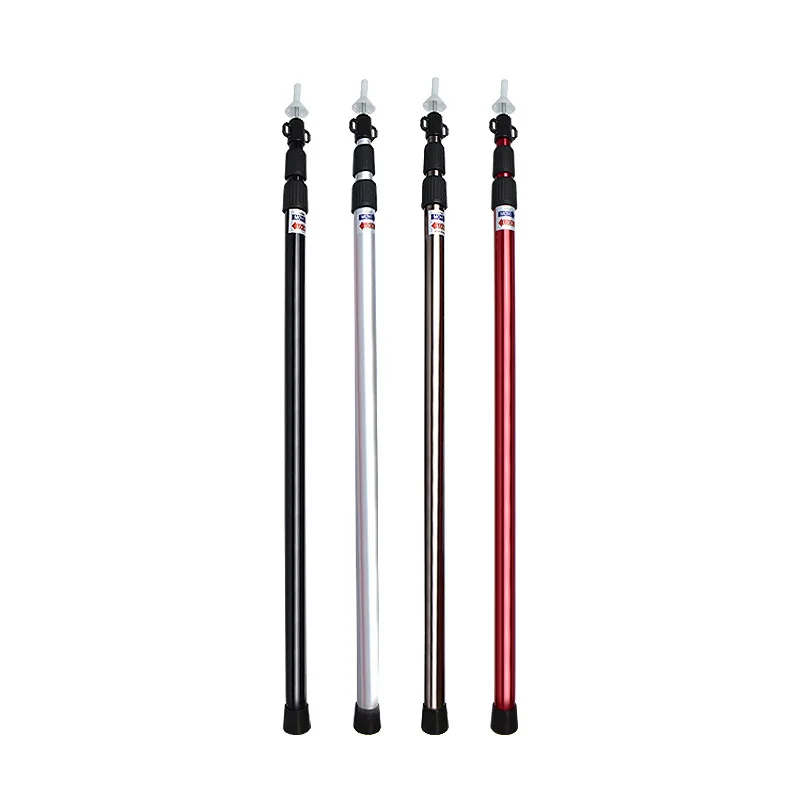 Adjustable Aluminum Alloy Tent Support Rods Outdoor Camping Tarp Awning Pole