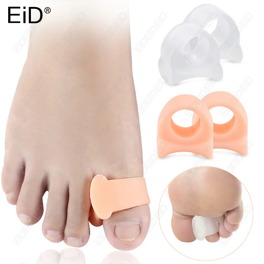 

Мягкие гелевые разделители пальцев ног, проставки для бурсита большого пальца стопы, корректор вальгусной деформации, подушечки для мизинцев, предотвращающие растирание, снимает давление EID