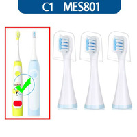 2/4PCS Xiaomi Mitu Replace Toothbrush Head MES801 SOOCAS C1 Toothbrush Head For Children Kids  Soft Bristle Nozzles