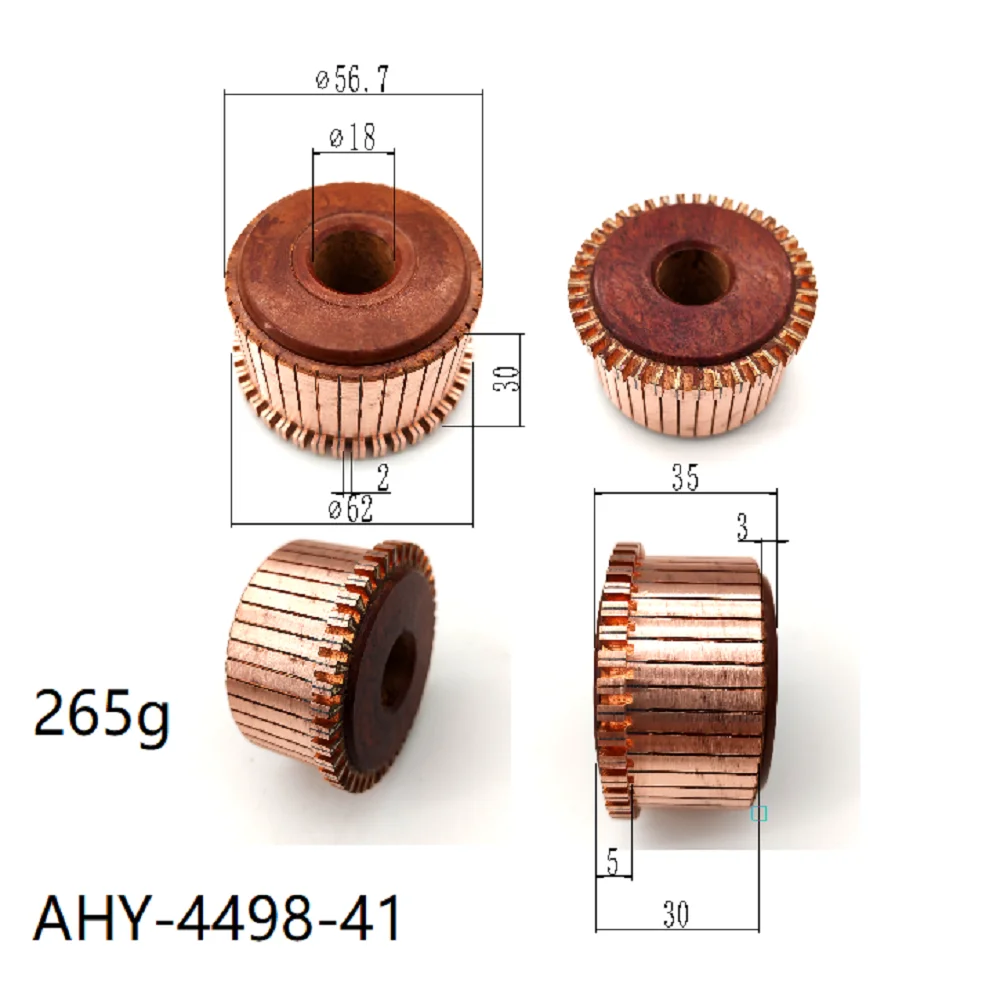 56.7*18*30*41P Commutator Ahy-4498-41