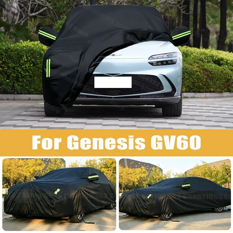 Car Cover Outdoor Protection Full Exterior Snow Cover Sunshade Dustproof Protection Cover Universal For Genesis GV60