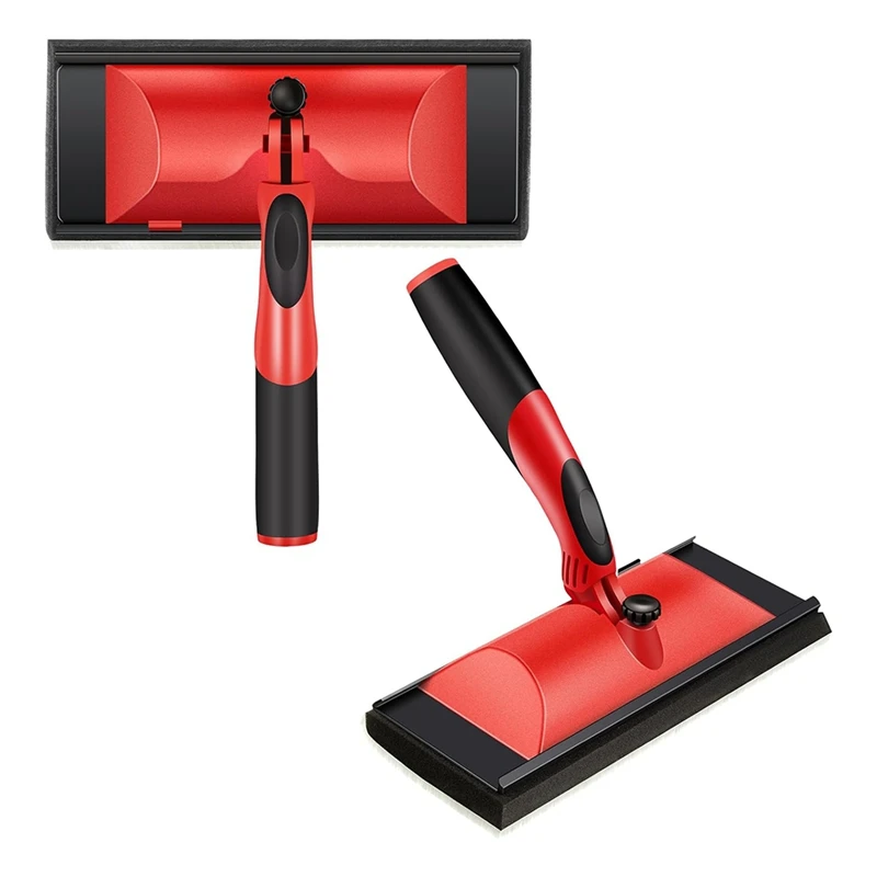 

2Pcs Stain Pads To Apply Paint With Handle Deck Stain Applicator For Extended Application Of Stain Paint Sealer