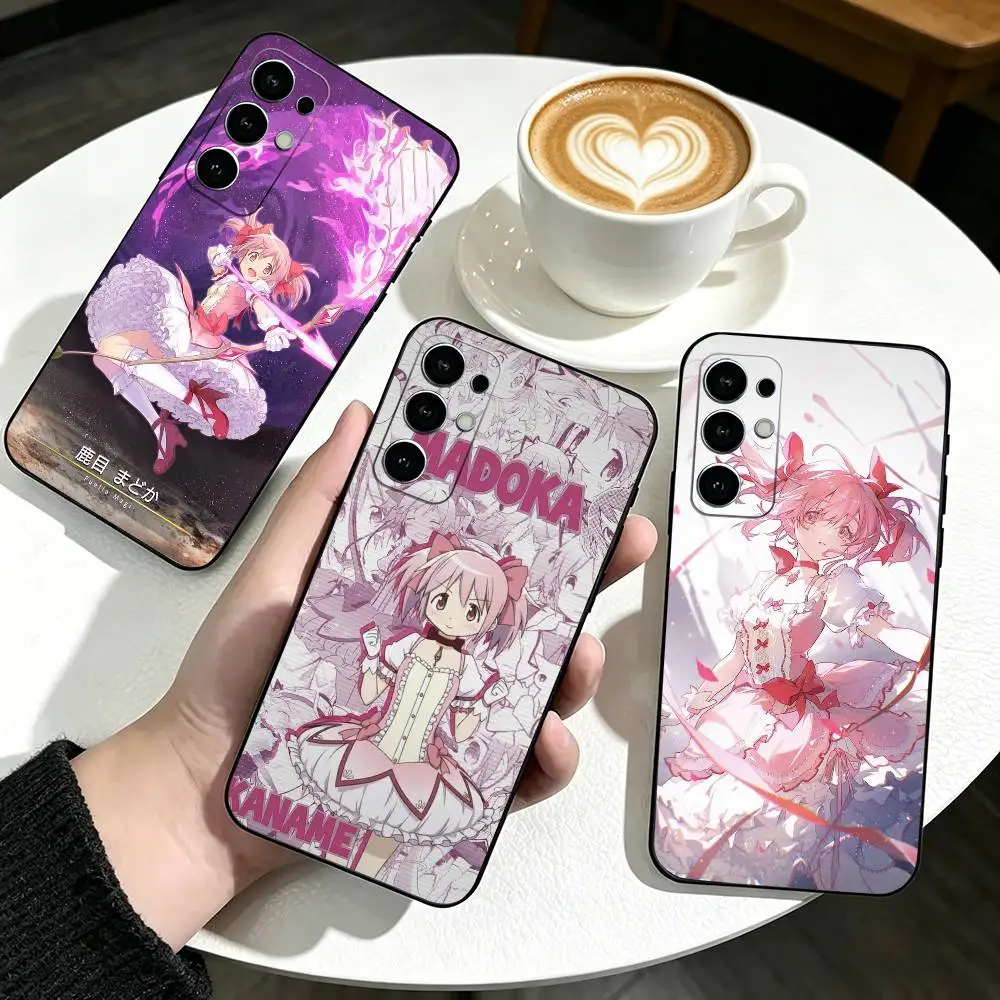 Puella Magi Madoka Magica Phone Case For Samsung S25,S24,S21,S22,S23,S30,Ultra,S20,Plus,Fe,Lite,Note,10,Black Cover