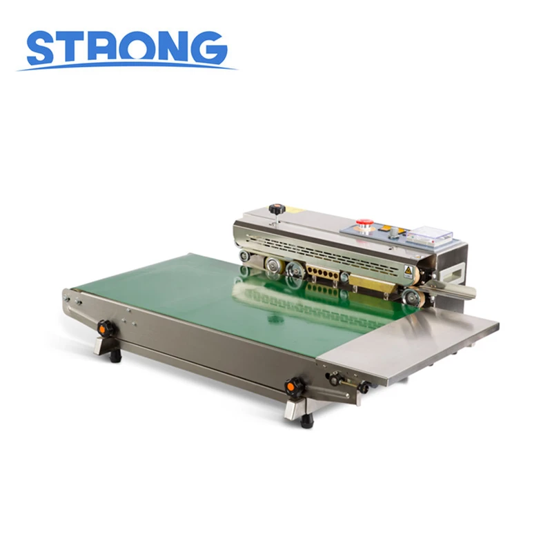 FR-700 Continuous Widen Aluminum Foil Bag Sealing Machine Electric Induction Plastic Bag Rice Bag Sealer
