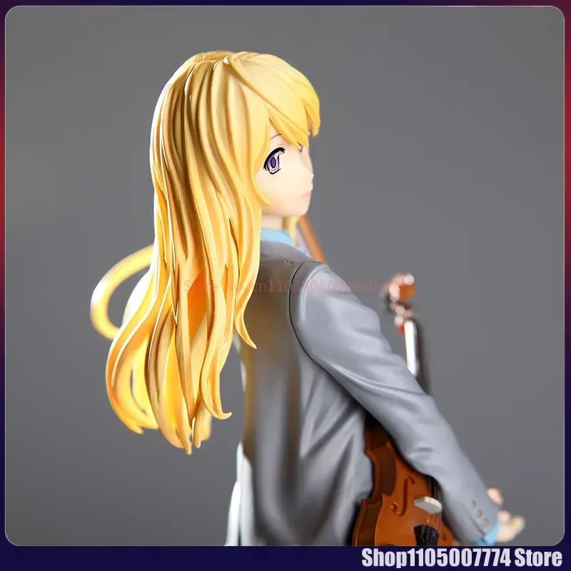 Votre mensonge en avril Figure Anime 18 cm fourchette à violon main Gong Yuan Xun Figure modèle jouets ornement bureau ornement jouet