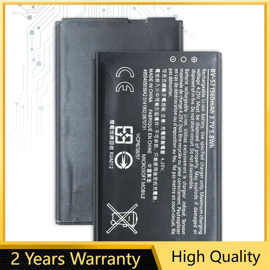 

High-Performance Mobile Phone Battery For Microsoft Nokia Lumia 435 532 RM 1069 1070 1071 BV 5J BV-5J Eco-Friendly