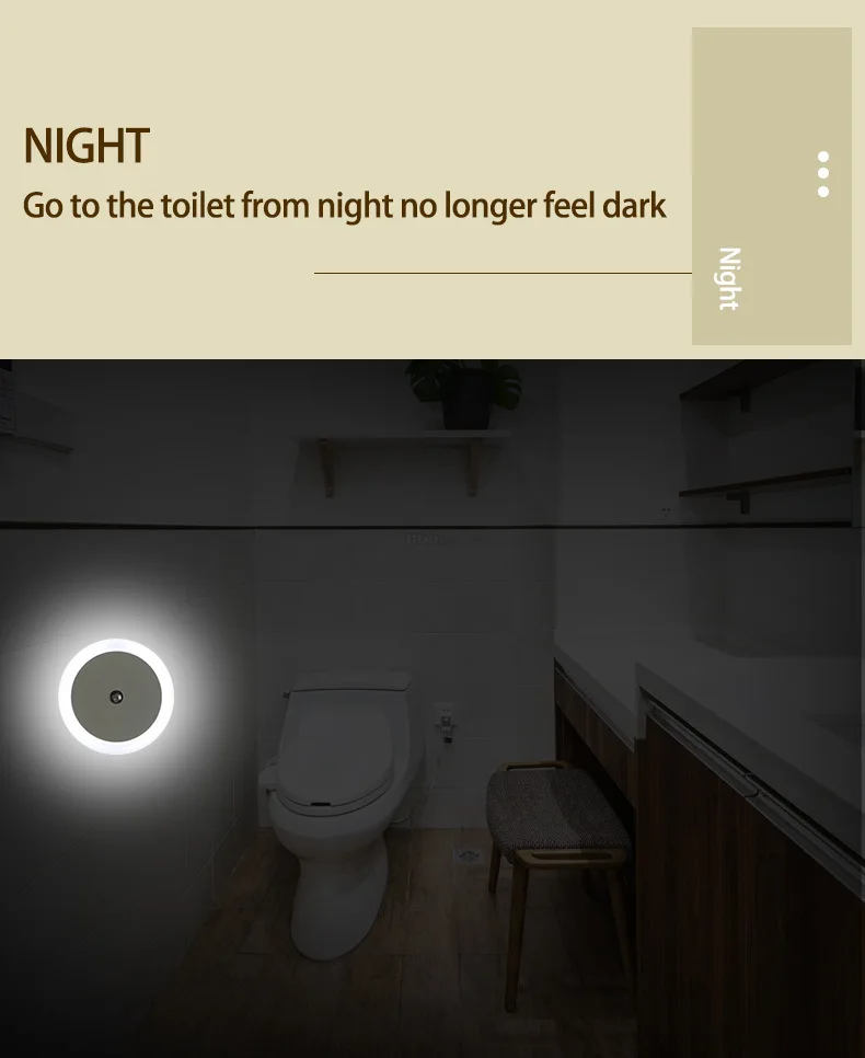 Светодиодный ночник с сенсорным управлением, Энергосберегающая светодиодная лампа с датчиком, Европейская и американская вилка, ночник для детской,