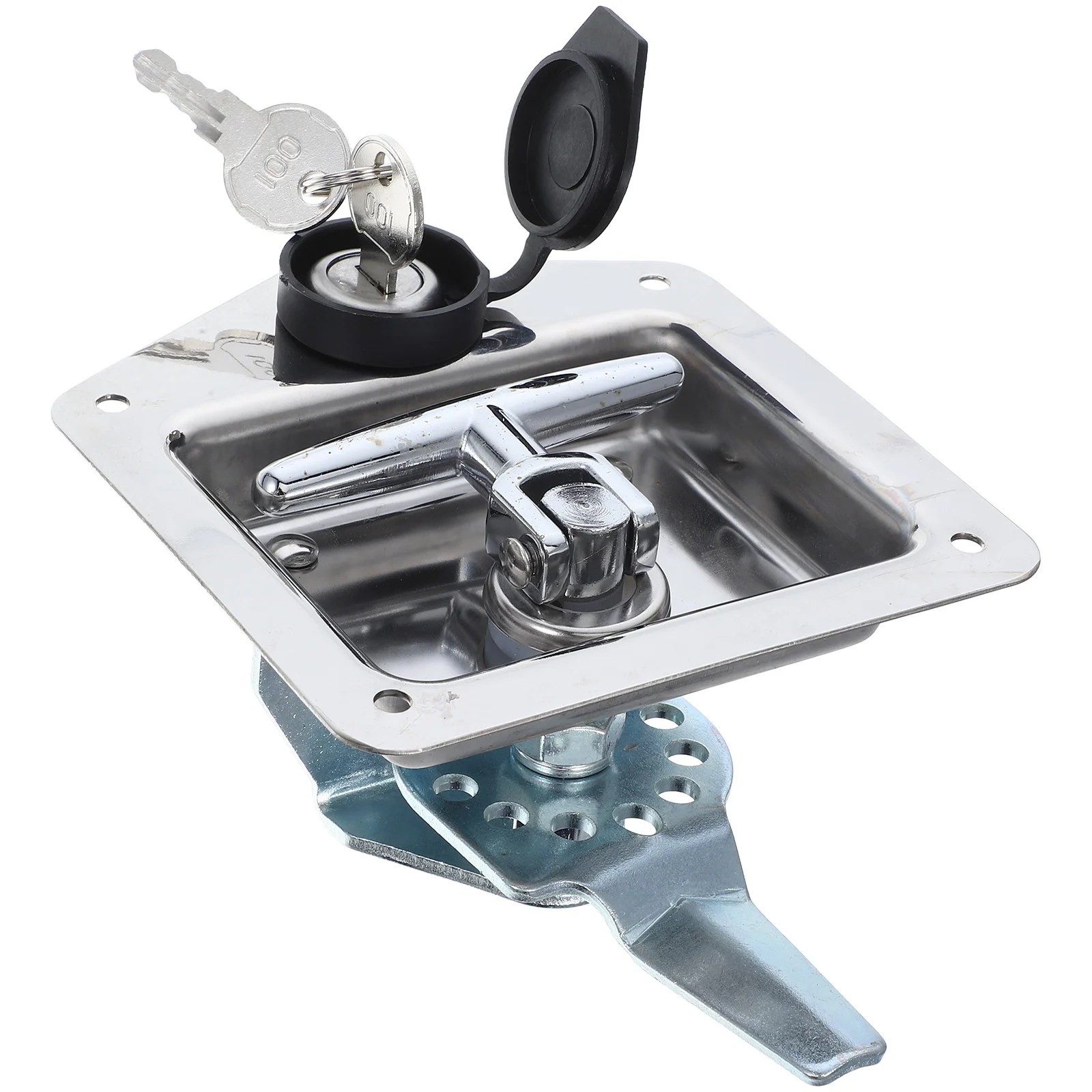 

Замок для коробки, сменный замок из цинкового сплава, ручка для ящика для инструментов для грузовика, прицепа для автофургонов, распределительная коробка для квадроциклов