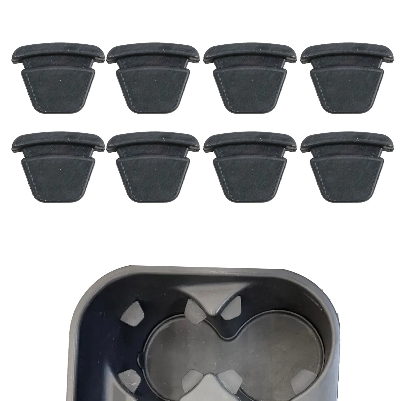 Cup Holder Insert Pack Compatible with For Chevy For Silverado from Year Two Thousand to Year Two Thousand Six