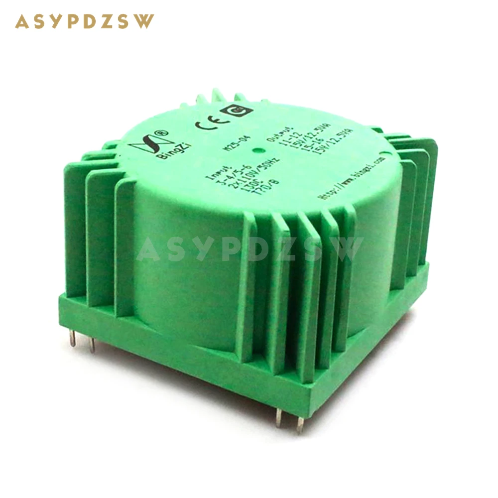 25VA Green Square 25W Sealed toroidal transformers M25-04 Output voltage AC dual 15V(2*15V)