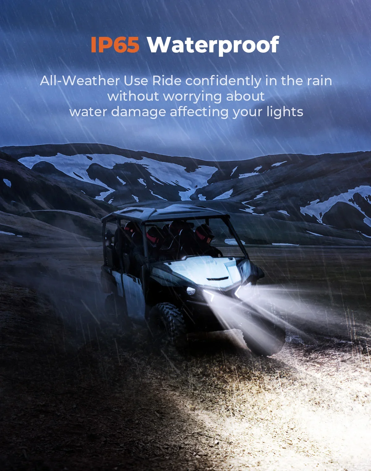 EMIMOTO UTV بدوره أضواء فانغ الإشارة متوافقة مع ولفيرين X2 X4 850 1000 2018-2024 LED شواء لهجة ضوء أضواء الطيار الأمامي