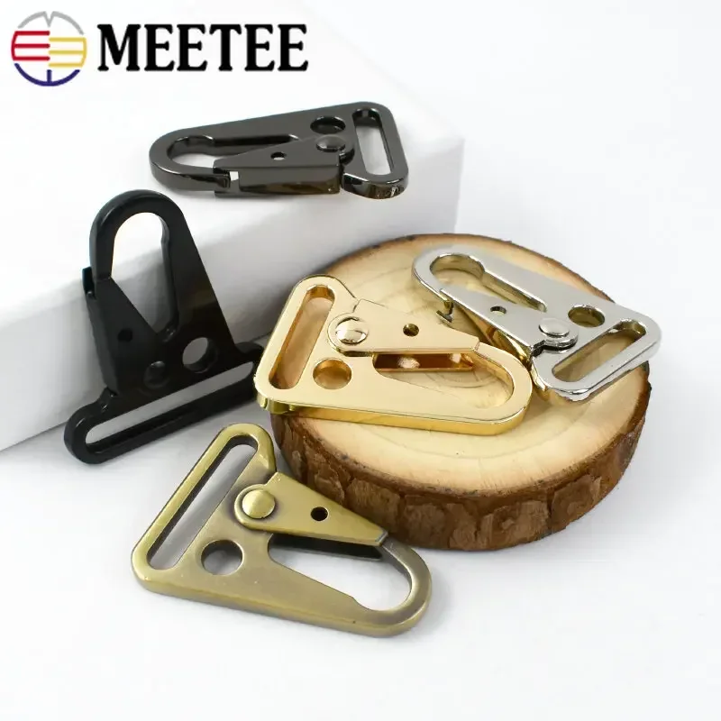 2/4/10Pcs 25/32/38mm Metal Strap Buckles Bag Snap Trigger Hooks Webbing Chain Clasp Dog Collar Buckle DIY Hardware Accessories