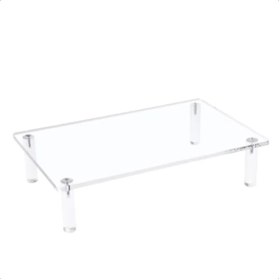 

Clear Acrylic Monitor Laptop Stand Sturdy and Save Space Computer Laptop Monitor Riser Stand for Home Office Desktop Universal