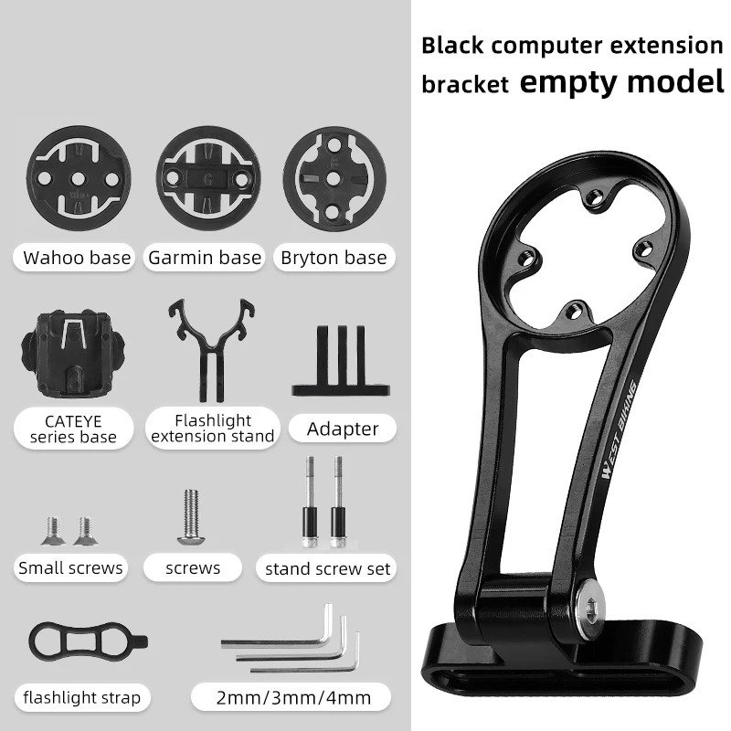 West Biking Bike Computer Mount for Garmin Cateye