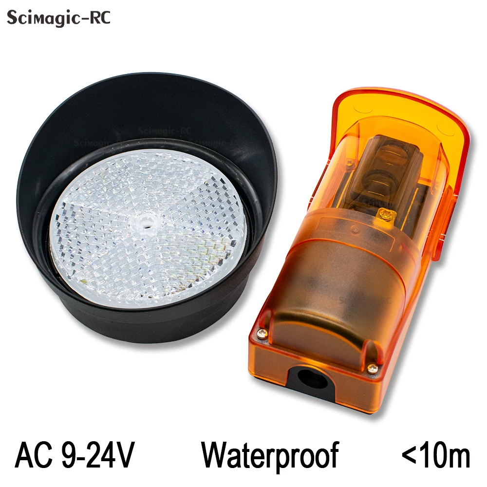 

Датчик движения для гаражного отражателя, фотоэлемент 12-24 В постоянного/переменного тока с водонепроницаемой крышкой, инфракрасный датчик охранных ворот