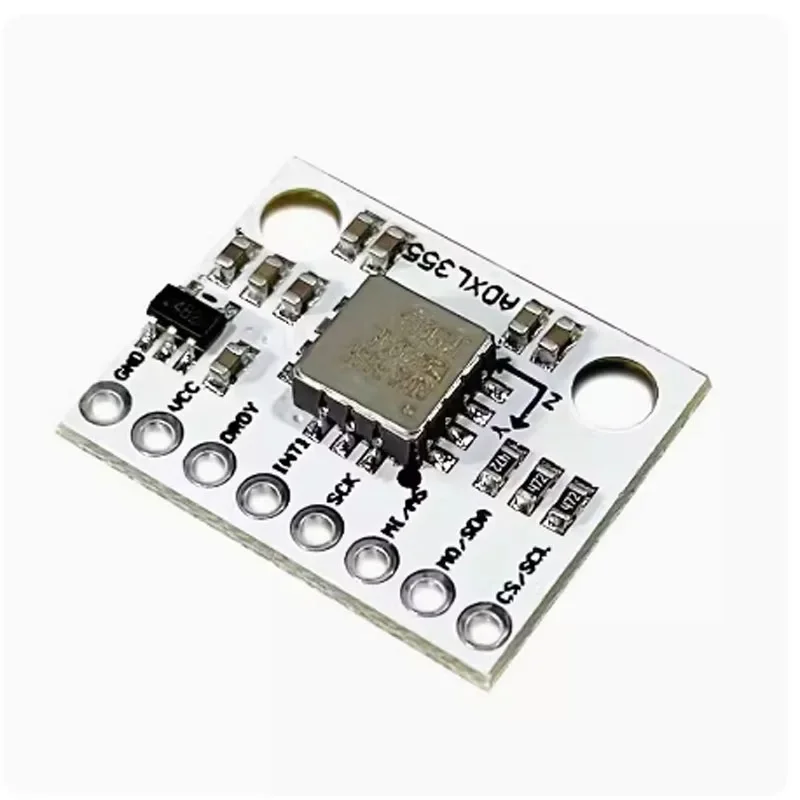 ADXL355 triaxial accelerometer sensor module is an industrial-grade, low-power integrated temperature sensor with digital output